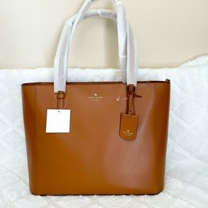 Kate Spade medium tote Schuyler brown